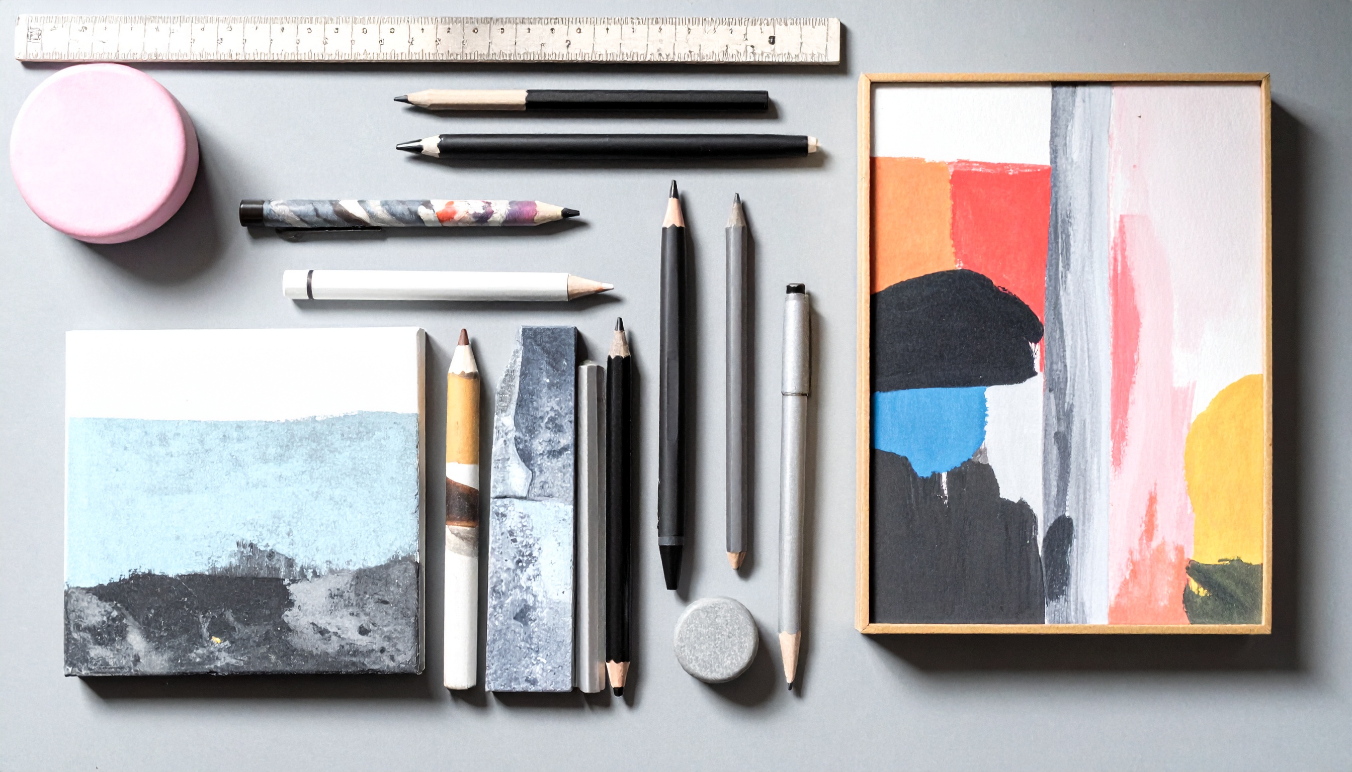 pens markers